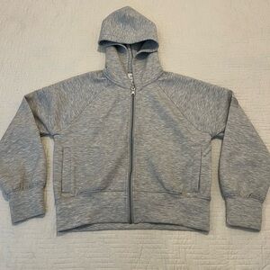 abercrombie kids Heather Gray YPB Neoknit Zip Up Size 11/12